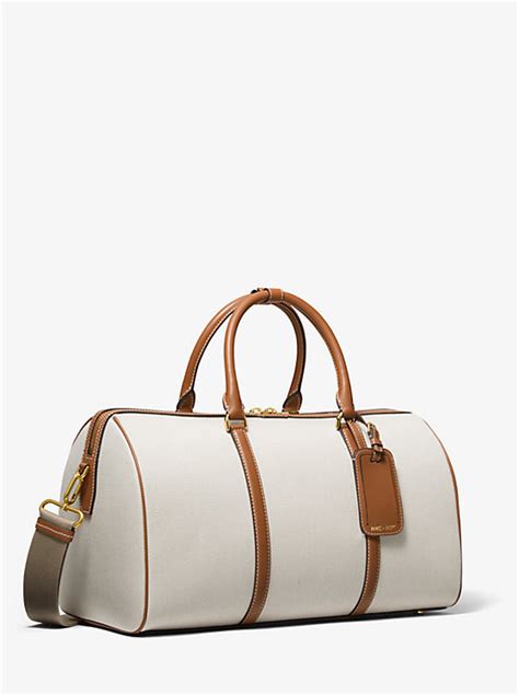 bagalimichael kors 007|MKC x 007 Bond Cotton Canvas and Leather Weekender Bag.